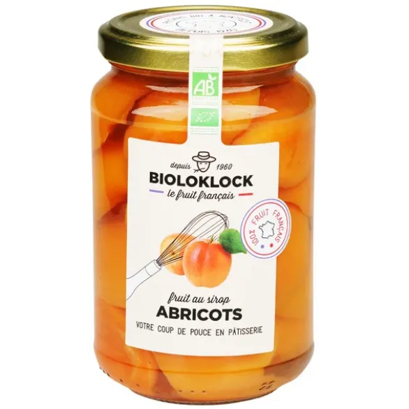 Abricots au sirop 210g net égoutté
