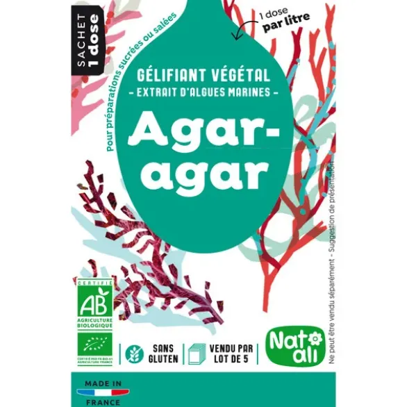 Agar-agar 5x4g