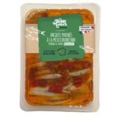 Anchois marinés à la Méditerranéenne 150g