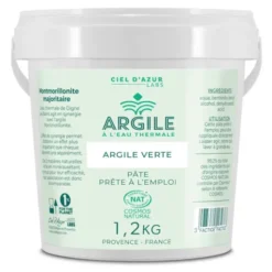 Argile verte Monmorillonite pâte 1.2kg