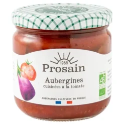 Aubergines cuisinées à la tomate 345g