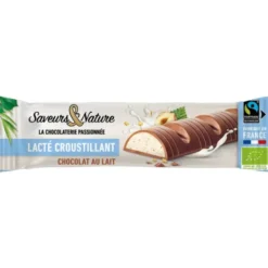 Barre lactée croustillant chocolat au lait 30g