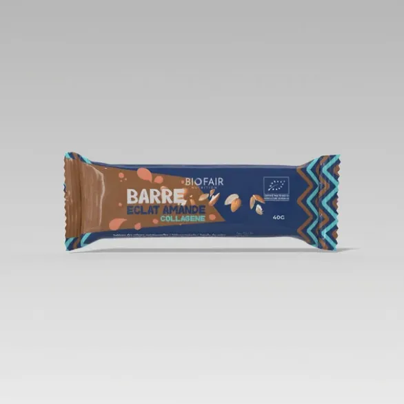 Barre énergétique collagène amande 40g