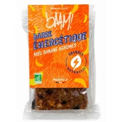 Barre énergétique miel banane agrumes 40g