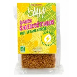 Barre énergétique miel sésame citron 40g