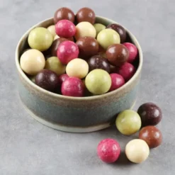 Billes maïs enrobées chocolat mélange 5 couleurs Bio