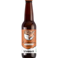 Bière ambrée Adrénaline 4,8° 33cl