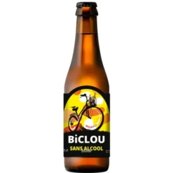 Bière blonde Biclou sans alcool 0,5° 33cl