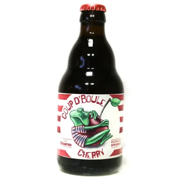 Bière blonde Coup d'Boule cherry 7° 33cl