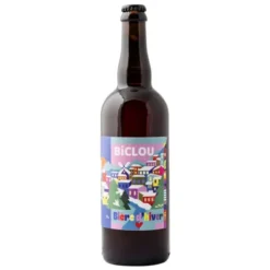 Bière d'hiver ambrée Biclou 7° 75cl
