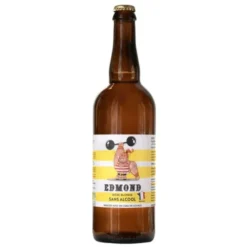Bière Edmond blonde sans alcool 0,4° 75cl