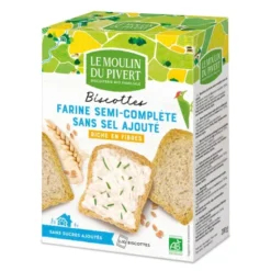 Biscotte semi-complète sans sel ajouté 200g