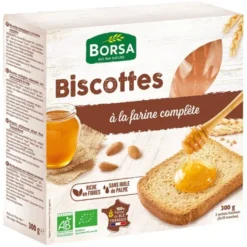 Biscottes à la farine complète 300g