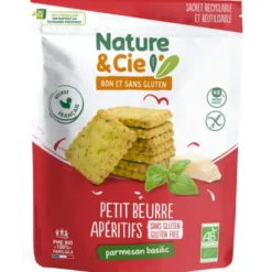 Biscuit apéritif petit beurre parmesan basilic 80g