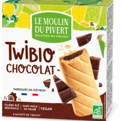 Biscuit fourré chocolat Twibio 150g