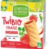 Biscuit fourré fraise Twibio 150g