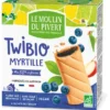 Biscuit fourré myrtille Twibio 150g