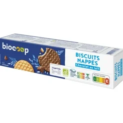 Biscuit nappé chocolat lait (16) 160g