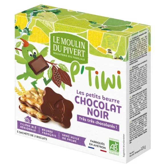 Biscuit petit beurre choco noir 125g