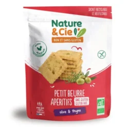 Biscuit petit beurre olive thym 80g