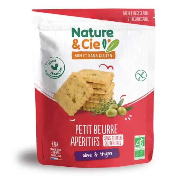Biscuit petit beurre olive thym 80g