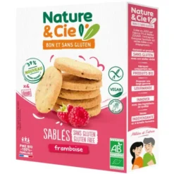 Biscuit sablé framboise (4 sachets de 4 biscuits) 135g