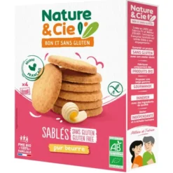 Biscuit sablé pur beurre nature (4 sachets de 4 biscuits) 135g