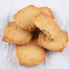Biscuits sablés carrés amande citron Bio