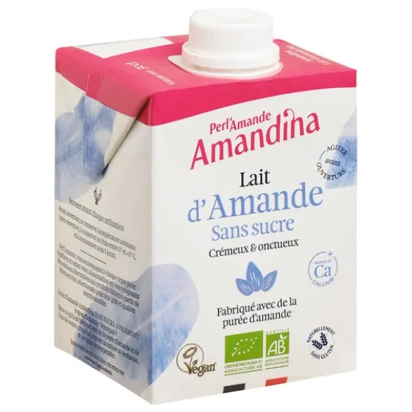 Boisson amande sans sucre Amandina 50cl