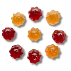 Bonbon duo soleil cerise pêche Bio