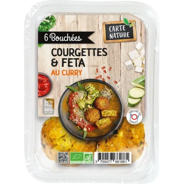 Bouchée riz courgette fêta (6) 180g