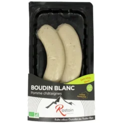 Boudin blanc pomme et châtaignes 200g
