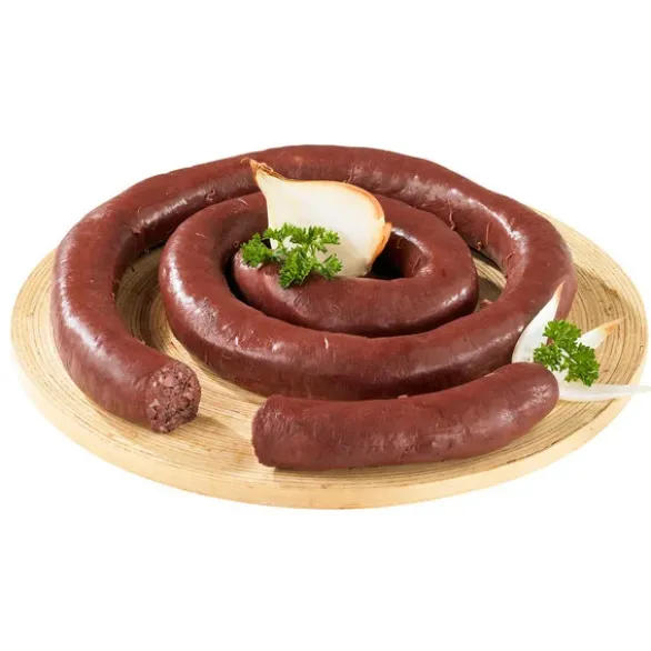 Boudin noir oignons couronne