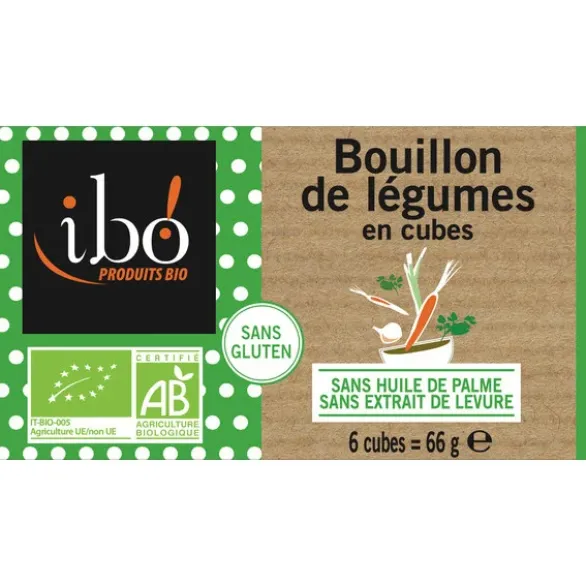 Bouillon de légumes sans gluten en cube 66g