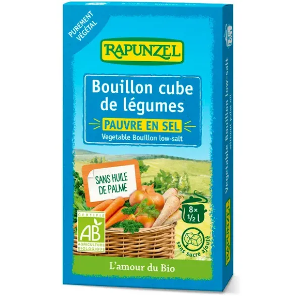 Bouillon légumes cube hyposodé (8) 68g