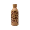 Bouteilleiso inox Léopard camel 500ml