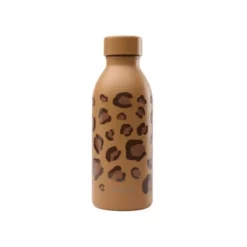 Bouteilleiso inox Léopard camel 500ml