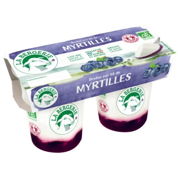Brebis lit myrtille 2x125g