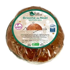 Brioche de noël aux fruits secs 480g