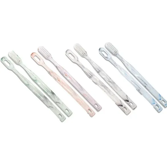 Brosse à dents souple upcyclée à tête interchangeable