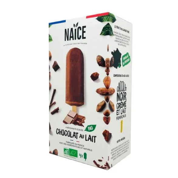 Bâtonnets Cr glacée choc au lait(4) 260g
