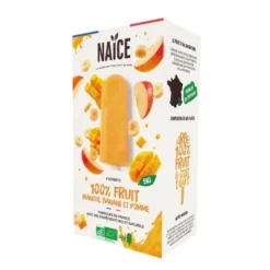 Bâtonnets 100% fruit mangue banane pomme (4) 260g