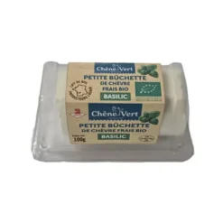 Buchette chèvre frais au basilic 100g