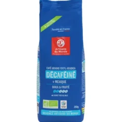 Café grains décaféiné 250g
