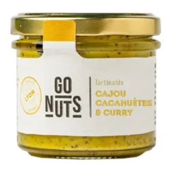 Cajou cacahuètes & curry à tartiner ou cuisiner 100g