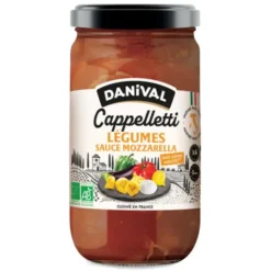 Cappelletti légumes sauce mozzarella 670g