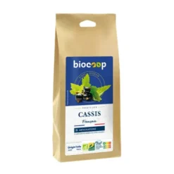 Cassis feuille Bio Equitable en France 30g