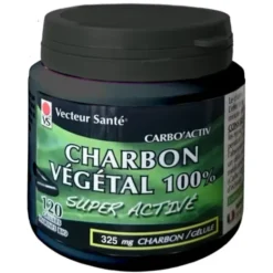 Charbon végétal 100% super activé gélule (120) 49.5g