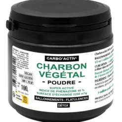 Charbon végétal super activé poudre 100G