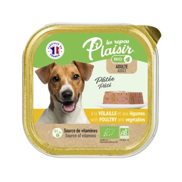 Chien pâtée volaille légume barquette 300g